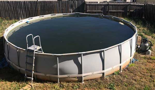 Swimming pool demolition